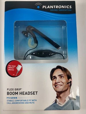 Plantronics Sound Innovation Flex Grip Boom Headset MC 256 NEW - Image 1 of 4