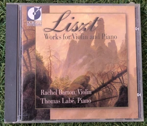 Liszt - Works for Violin & Piano Rachel Barton Labe Dorian CD NM Signed - Imagen 1 de 4