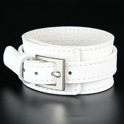 Pulsera punk de cuero para mujer pulsera ancha brazalete brazalete brazalete regalos EE. UU. Foto 1 de 4