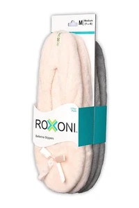 Zapatillas bailarina clásicas de algodón Pupeez para mujer de felpa (paquete de 2) - Imagen 1 de 18