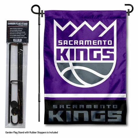 Sacramento Kings Garden Flag and Yard Stand Included Cover