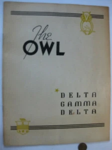 1956 The Owl Delta Gamma Delta Sorority Yearbook - Picture 1 of 11