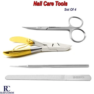 Podiatry Manicure Pedicure Nail Clipper Nipper Cutter & Chiropody Nail File CE - Picture 1 of 7