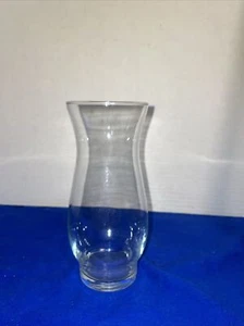 Clear Glass Hurricane Vase Or Candle Holder6.5” Tall- Estate Find - Picture 1 of 6