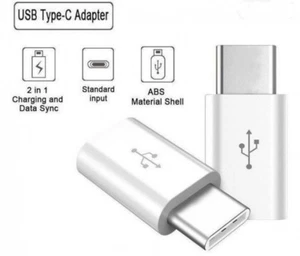 USB 3.1 USB-C Type C male to Micro USB female Data Adapter Converter WHITE NNN - Picture 1 of 1