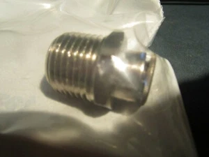 3/8" Tube x 1/2" Male NPT Nickel Plated Brass Push-to-Connect Connector - Picture 1 of 2
