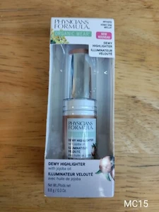 Physicians Formula Organic Wear Dewy Highlighter Honey Dew Illuminator 0.3 oz - Picture 1 of 3