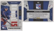 2010-11 Certified Fabric of the Game Die-Cut Team Prime /10 Marian Gaborik #MG