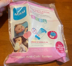 New MAM Easy Start Anti-Colic Bottle 4.5oz + Start Pacifier - Picture 1 of 2
