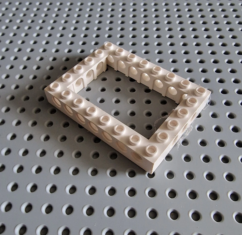 Lego Technic Technik Rahmen Lochbalken 6x8 Weiß 1 Stück 32532 A082 - Bild 1 von 1