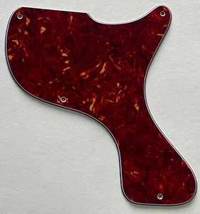 Golpeador Tortuga Rojo 4 Capas Ajuste Gibson Les Paul Junior 1958 Estilo Guitarra Piezas - Imagen 1 de 6
