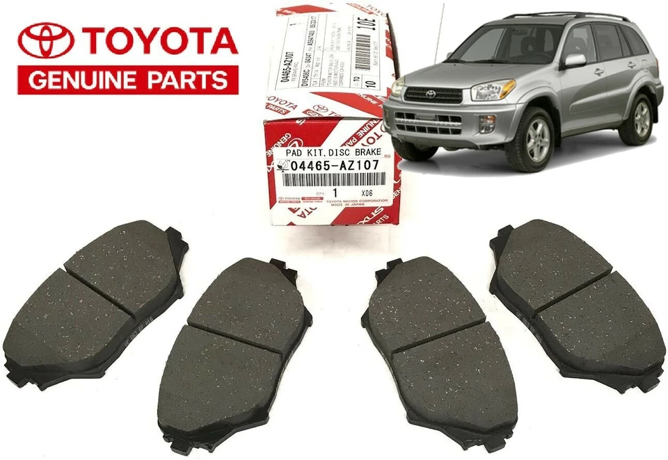 Genuine Toyota Rav4 Front Ceramic Brake Pads OEM 04465-AZ107 04465-AZ107 - Изображение 1 из 1