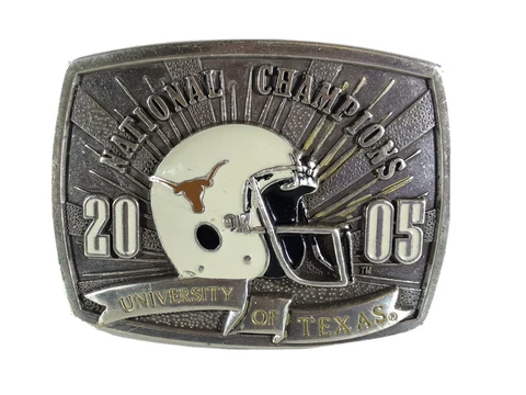2005 TEXAS LONGHORNS National  Champions Western Style Cowboy Belt Buckle Cover