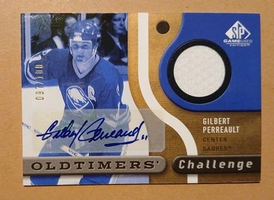 Camiseta deportiva Oldtimers Challenge 2005-06 SP usada en juegos automática OCAGP Gilbert Perreault/100 Foto 1 de 2
