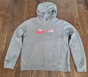 Nike Air Junior Pullover Felpa con Cappuccio in Pile Taglia XL 12-13 Anni Junior Grigio - Foto 1 di 7
