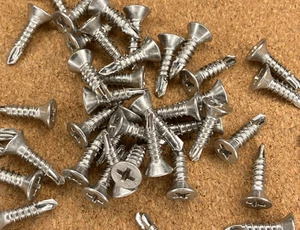 4.2 x 16mm #8 Self Drilling Phillips PH2 Countersunk Screw A2 Stainless DIN7504P - Picture 1 of 2