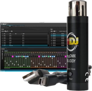 Software computer USB AMERICAN DJ Mydmx Buddy interfaccia controller luce LED DMX - Foto 1 di 3