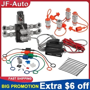 Hydraulik Multiplikator Umsteller Magnet Umschaltventil mit Wippschalter & Ag Kupplung - Bild 1 von 19