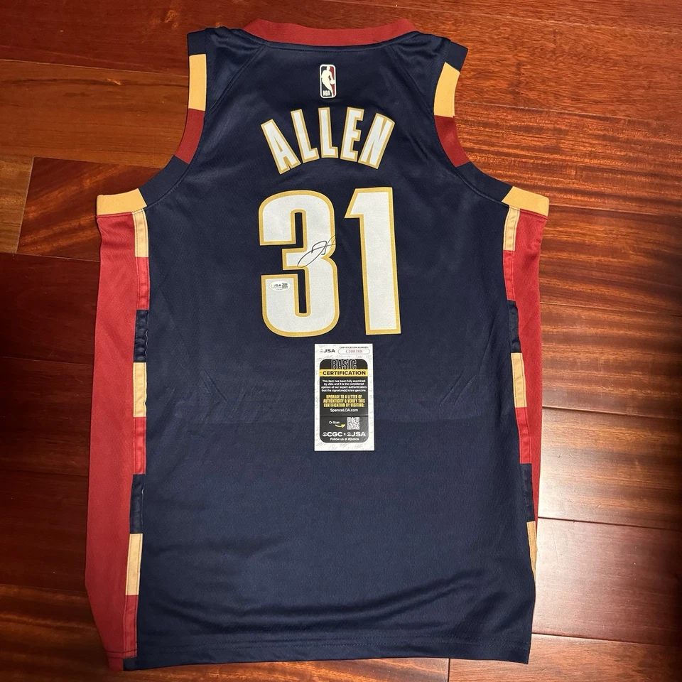 Jarrett Allen Cleveland Cavaliers Autographed Signed Jersey JSA Authenticated - Image 1 of 4