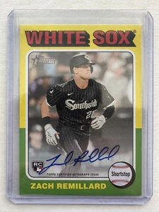 2024 Topps Heritage High Number Zach Remillard Real One Auto #ROA-ZR RC - Picture 1 of 2