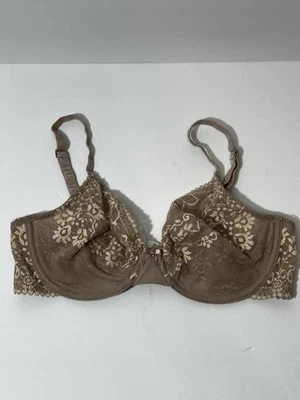 Sujetador Wacoal 32D encaje malva sin relleno Foto 1 de 4