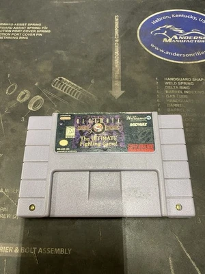 Ultimate Mortal Kombat 3 SNES 1994 Tested Authentic Video Game Vintage Used - Image 1 of 4