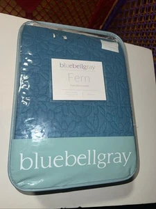 Bluebellgray Twin Size Coverlet (Sachsenblau) Neu - Bild 1 von 6