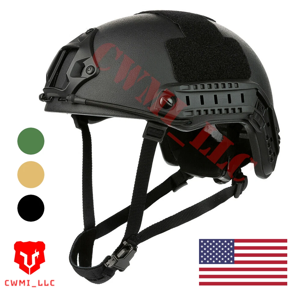 Casco balístico a prueba de balas NIJ Nivel IIIA - RÁPIDO Y MICH - Hecho con Kevlar Foto 1 de 4