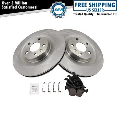 Rear Brake Pad & Rotor Kit Fits 2019-2020 Volvo S60 V60 XC60 XC90 - Image 1 of 4