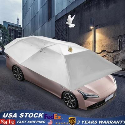Car Umbrella Awning Tent  Auto Waterproof Canopy Cover Outdoor 4.2*2.2m Foto 1 de 4