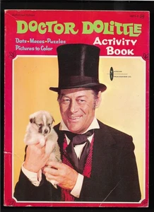 1967 " DOCTOR DOLITTLE " Coloring Book UNUSED ORIGINAL & COMPLETE - Picture 1 of 14
