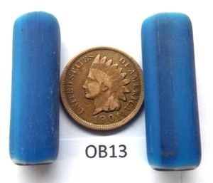 2 Erstkontakt PERLEN TÜRKISFARBEN Nueva CADIZ Handelsperlen afrikanisch Lesen Sie mehr OB13 BG 87 - Bild 1 von 2