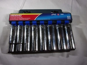 NUEVA MEDIA LUNA 8 PIEZAS. JUEGO DE ENCHUFES PROFUNDOS UNIDAD 1/2" 6PT. # CSAS3N - Imagen 1 de 3