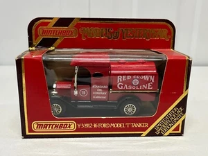 Matchbox Models of Yesteryear Y-3 1912-16 Ford Model 'T' Tanker Red Limited Ed - Picture 1 of 8
