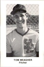 1985 Spokane Indians Cramer #14 Tom Meagher San Francisco California CA Card