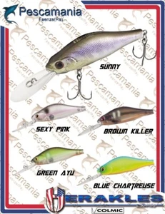 Artificiale spinning crankbait Colmic Herakles Dardo 70mm 10,5gr floating silent - Picture 1 of 11