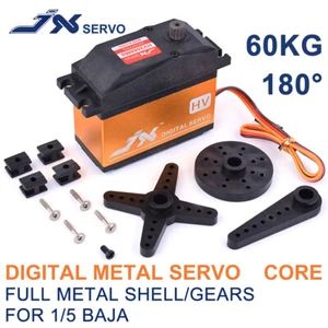 JX 60KG High Torque 180° Digital Servo for 1/5 SAVOX-0236 LOSI XL 5T Baja RC Car - Picture 1 of 11