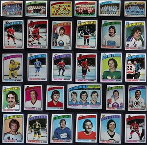 1976-77 Topps Hockey Cards Complete Your Set You U Pick From List 133-264