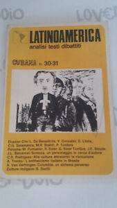 Latinoamerica Analyse Testi Dibattiti Cubana N.30/31 1988