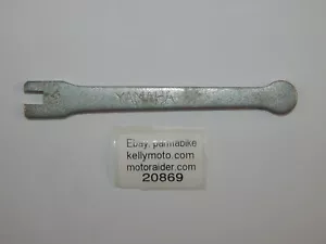 VINTAGE MOTORCYCLE WHEEL RIM SPOKES WRENCH 5mm YAMAHA - Picture 1 of 3