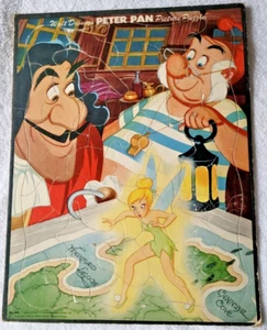 Vintage Walt Disney Peter Pan Picture Puzzle Tray Board, 1952, Complete - Picture 1 of 10