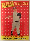 1958 Topps #487 Mickey Mantle 