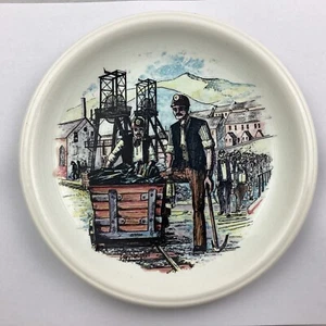 Coal Mining Decorative Collectors Plate Gary Newport Stoke On Trent 7” - Picture 1 of 7