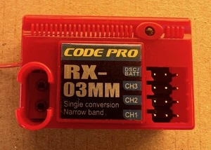 Hi-Tec Code Pro Fm RX-0 1/8in 3 Channel RC Receiver 3CH Receptore Single - Picture 1 of 4