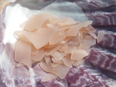 Sea Glass, Collection of Beautiful Color of Peach - Image 1 of 4