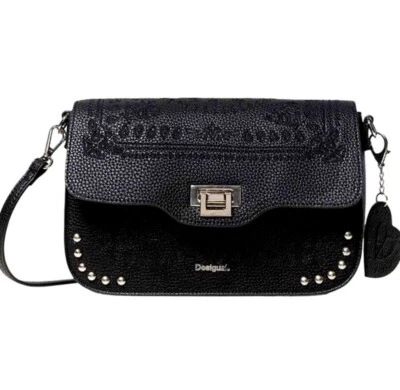 Desigual España BANDANA SUAVE AMORGOS Bolso Mensajero Bandolera Suavemente Preciado Foto 1 de 4