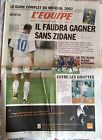 L'Equipe Journal 28/5/2002; Sans Zidane/ Gasquet/ Marion Jones/ Mackey/ Hayatou