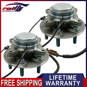Pair Front Wheel Bearing Hub Assembly For 2015 2016 2017 Ford F-150 RWD 6Lug - Picture 1 of 8