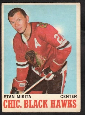 1970-71 Stan Mikita O-Pee-Chee Hockey Blackhawks #20 - Image 1 of 2