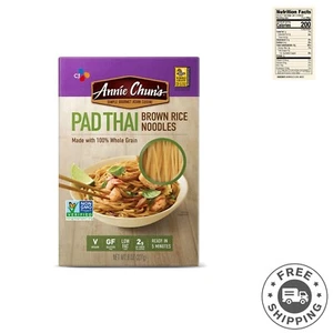Authentic Pad Thai Brown Rice Noodles - Non-GMO, Vegan, Gluten-Free 6-Pack - Picture 1 of 3